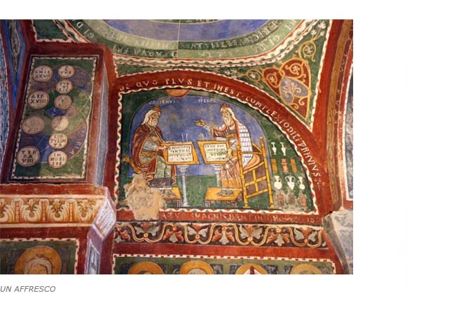 Affresco sugli Elementi, Cattedrale di Anagni