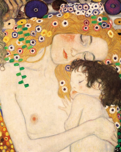 Le tre età della donna - Dettaglio - G. Klimt